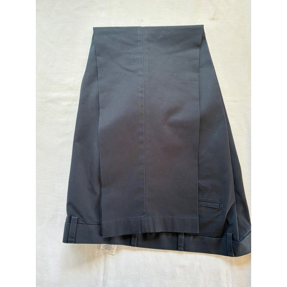 Brooks Brothers Clark Fit Lightweight Advantage Chino Navy Blue Mens 40x30 - Picture 8 of 8